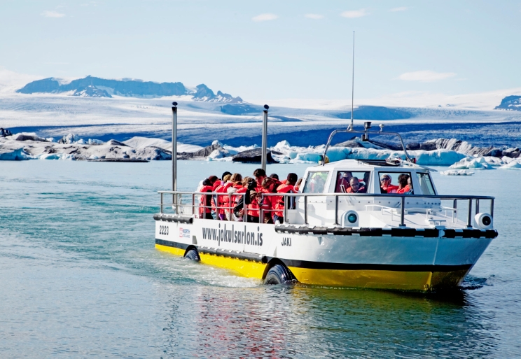 Gletsjer Lagune – Amfibie bådtur.
