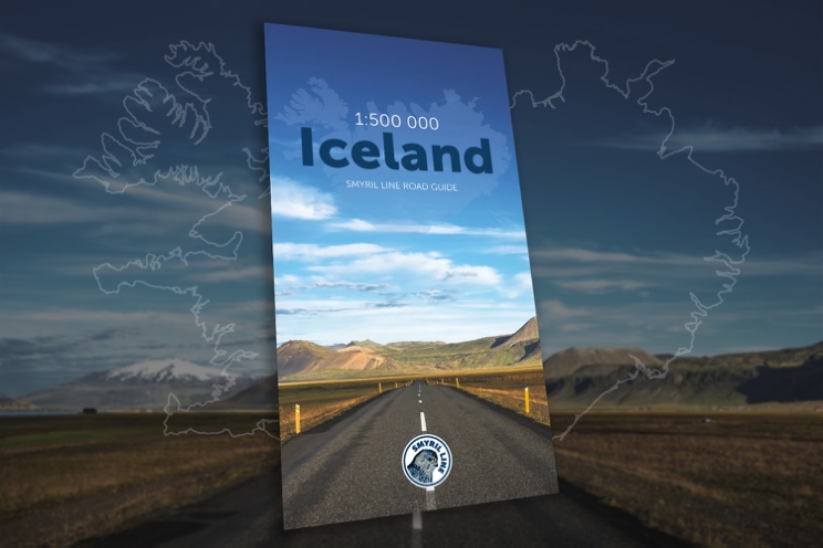 Island vejkort.